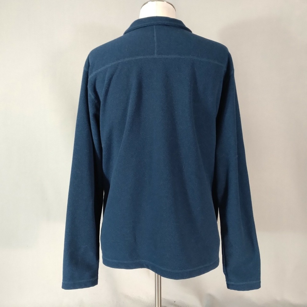 The North Face sweater pullover 1/4 zip men's XL extra‎ large Blue fleece - Picture 8 of 12